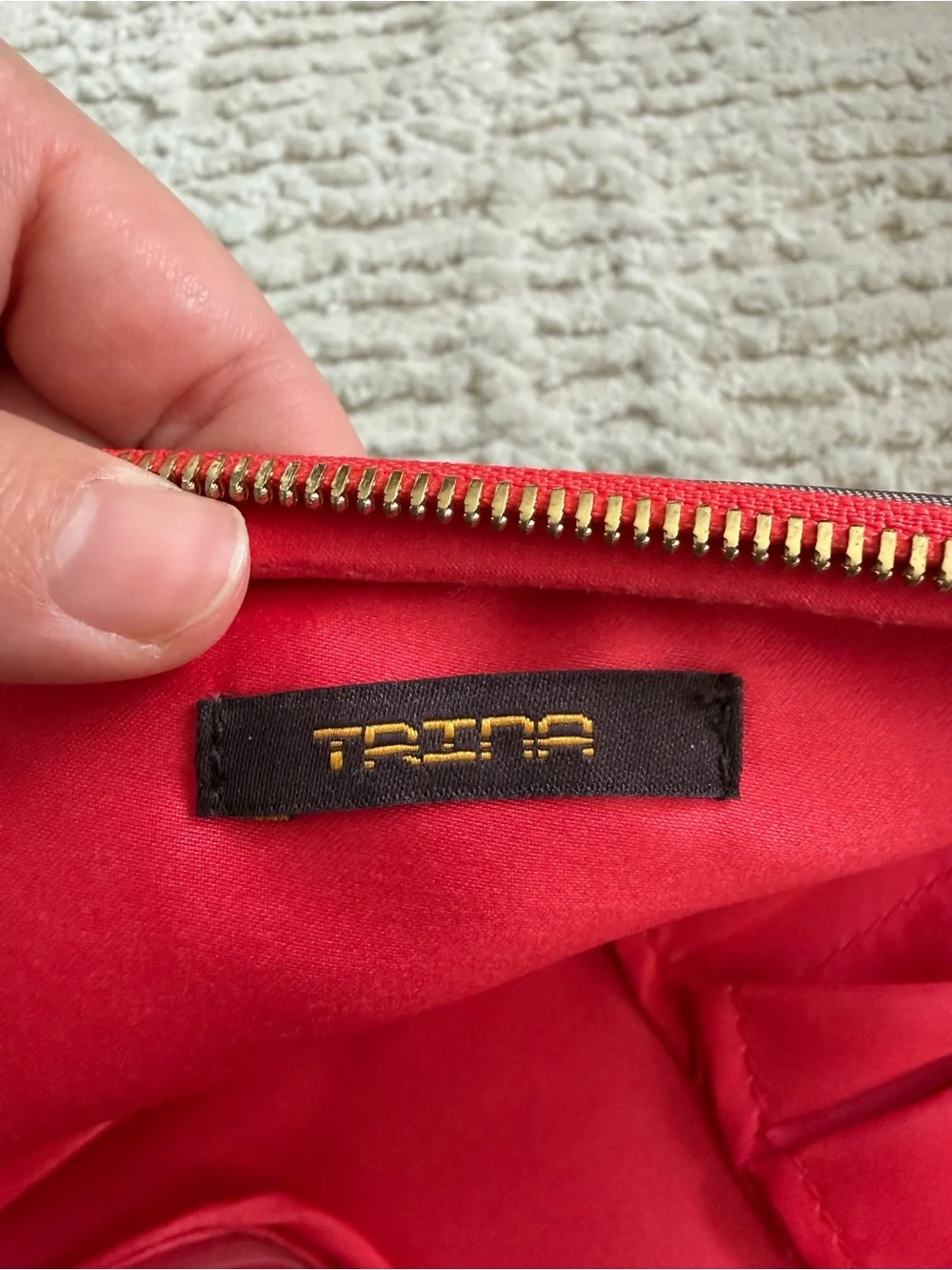 Trina Camouflage Print Nylon Wristlet Pouch